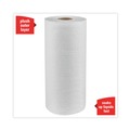 Perforated Roll & Hand Towels | WypAll 05027 L40 Small Roll 10.4 in. x 11 in. Towels - White (70/Roll, 24 Rolls/Carton) image number 3