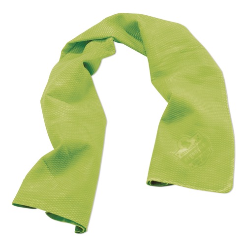 Safety & Security Apparel | Ergodyne 12439 Chill-Its 6602 29.5 in. x 13 in. One Size Fits Most Evaporative PVA Cooling Towel - Hi-Vis Lime image number 0