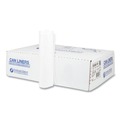 High-Density Trash Bags | Inteplast Group S334011N 33 gal. 11 microns 33 in. x 40 in. High-Density Interleaved Commercial Can Liners - Clear (25 Bags/Roll, 20 Rolls/Carton) image number 0