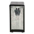 Napkin Dispensers | San Jamar H900BK 150 Capacity 3.75 in. x 4 in. x 7.5 in. Tall Fold Tabletop Napkin Dispenser - Black image number 1