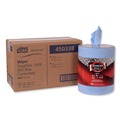 Perforated Roll & Hand Towels | Tork 450338 Advanced ShopMax Wiper 450 Centerfeed Refill - Blue (2/Carton) image number 0