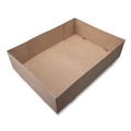 Bakery Boxes & Containers | SCT 1268 13.5 in. x 9.88 in. x 3.38 in. Kraft Paper Donut Trays - Brown (150/Carton) image number 2