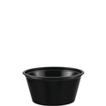 Cups | Dart P200BLK 2 oz. Polystyrene Portion Cups - Black (2500/Carton) image number 0
