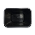 Indoor Waste Receptacles | Boardwalk 3485203 41 qt. Soft-Sided Plastic Wastebasket - Black image number 3