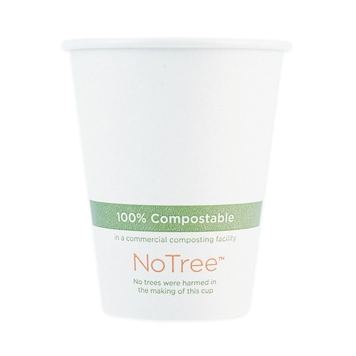 Cups | World Centric CUSU4 4 oz. NoTree Paper Hot Cups - Natural (1000/Carton) image number 0