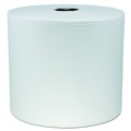 Cleaning Cloths & Wipes | Boardwalk BWK-P050JPW 9 in. x 13 in. Hydrospun Wipers - White (1100/Roll) image number 1