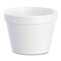 Food Containers & Lids | Dart 4J6 4 oz. Foam Bowl Containers - White (1000/Carton) image number 0