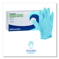 Janitorial Disposable & Single Use Gloves | Boardwalk 382SBXA 5 mil. Disposable Examination Nitrile Gloves - Small, Blue (100/Box) image number 4
