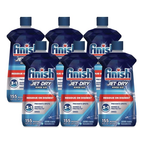 Dishwashing Detergents | FINISH 51700-78826 16 oz. Bottle Jet-Dry Rinse Agent (6/Carton) image number 0