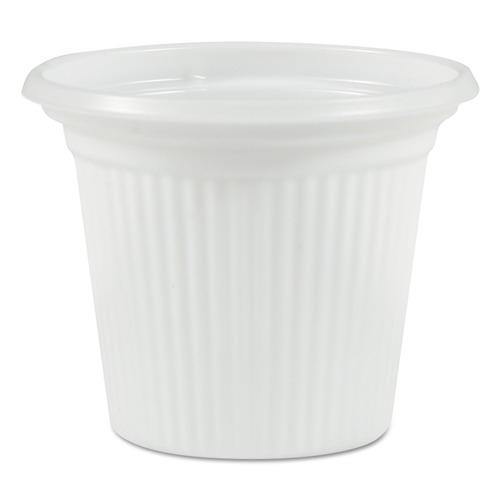 Cups | Plastifar 11014 0.75 oz. Plastic Condiment Cups - Translucent (5000/Carton) image number 0