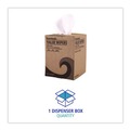 Cleaning Cloths & Wipes | Boardwalk BWK-V040CGW 10 in. x 12 in. Centerpull DRC Wipers - White (200/Carton) image number 5