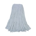 Mop Heads | Boardwalk BWK232R 32 oz. Rayon Fiber Premium Standard Head - White (12/Carton) image number 1