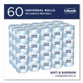 Perforated Roll & Hand Towels | Cottonelle 17713 2-Ply Septic Safe Bathroom Tissue for Business - White (60/Carton) image number 1