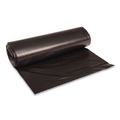 Low-Density Trash Bags | Boardwalk X8046XKKR01 40 in. x 46 in. 45 gal. 1.6 mil Recycled Low-Density Polyethylene Can Liners - Black (100/Carton) image number 0