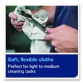 Perforated Roll & Hand Towels | Tork 520350 1-Ply 12.6 in. x 15.16 in. Industrial Cleaning Cloths - Gray (55/Carton) image number 9