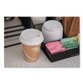 Cup Lids | Eco-Products EP-HL8-WR EcoLid 25% Recycled Content Hot Cup Lid Fits 8 oz. Hot Cups - White (1000/Carton) image number 3