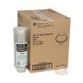 Cup Lids | Pactiv Corp. YPDL20CNH EarthChoice Strawless RPET Lid Dome Lid fits 12 oz. to 24 oz. A Cups - Clear (900/Carton) image number 0