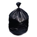 High-Density Trash Bags | Boardwalk Z8048WKKR01 40 in. x 48 in. 45 gal. 22 mic High-Density Can Liners - Black (150/Carton) image number 3