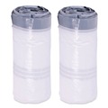 Drawstring & Kitchen Bags | Boardwalk BWK1DK100 13 Gallon 24 in. x 28 in. Drawstring Kitchen Bags - White (50 Bags/Roll, 2 Rolls/Carton) image number 0