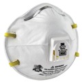 Respiratory Protection | 3M 8210V N95 Cool Flow Valve Particulate Respirator - Standard Size (10/Box) image number 1