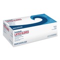 Food Service Disposable & Single Use Gloves | Boardwalk BWK345XLBX 4.4 mil General-Purpose Powder-Free Latex Gloves - X-Large, Natural (100/Box) image number 3