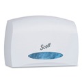 Toilet Tissue Dispensers | Scott 09603 14.25 in. x 6 in. x 9.75 in. Essential Coreless Jumbo Roll Tissue Dispenser - White image number 0