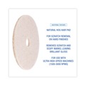 Floor Pads-Cleaning, Buffing & Polishing | Boardwalk BWK4020NHE 20 in. Diameter Natural Hog Hair Burnishing Floor Pads - Tan (5/Carton) image number 5
