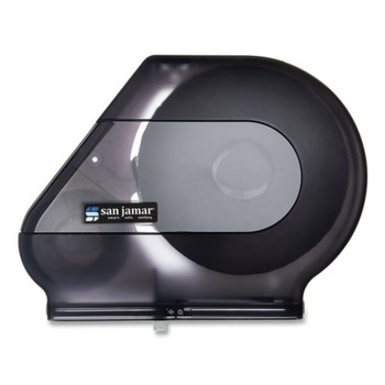 TOILET TISSUE DISPENSERS | San Jamar R6500TBK 12 in. to 13 in. Roll 22 in. x 5.88 in. x 16.5 in. Quantum JBT Classic Dispenser - Transparent Black Pearl