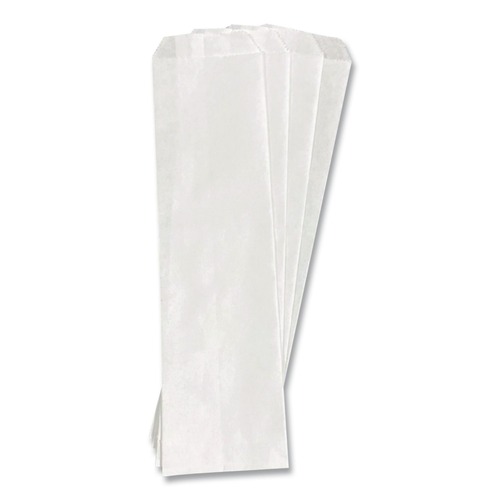 Specialty Bags | Bagcraft 300039 2-3/4 in. x 10 in. Silverware Bags - White (2000/Carton) image number 0
