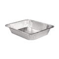 Steam Table Parts | Handi-Foil 32135 10.38 in. x 12.75 in. Half-Size Deep Aluminum Steam Table Pans (100/Carton) image number 2