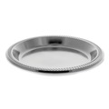 Plates | Pactiv Corp. MI10EY Meadoware 10.25 in. Diameter Plate Impact Plastic Dinnerware - Black image number 3