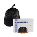 High-Density Trash Bags | Boardwalk V8046EKKR01 40 in. x 46 in. 45 gal. 19 mic High-Density Can Liners - Black (150/Carton) image number 2