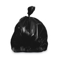 Low-Density Trash Bags | Heritage K1475QK 57 in. x 75 in. 2 mil. 96-Gallon Linear Low-Density Can Liners - Black (50/Carton) image number 3