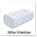 Perforated Roll & Hand Towels | GEN 5301 9.25 in. x 9.05 in. 1-Ply Multifold Towels - White (16 Packs/Carton) image number 2