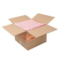 Paper Wraps | Paterson WG01008 12 in. x 12 in. Grease-Resistant Food Wrap - Red Check (5000/Carton) image number 1