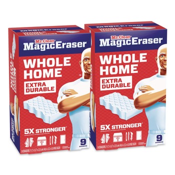 PRODUCTS | Mr. Clean 80867469 4.6 in. x 0.9 in. 2.2 in. Thick Magic Eraser - White (2/Carton)