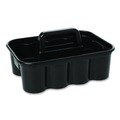 Waste Receptacle Accessories & Dollies | Rubbermaid Commercial FG315488BLA Commercial Deluxe 15 in. x 7.4 in. 8-Compartment Carry Caddy - Black image number 2