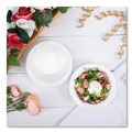 Bowls | Dart 12BWWCR 10 oz. - 12 oz. Concorde Foam Bowl - White (1000/Carton) image number 6