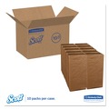 Dinner Napkins | Scott 98200 17 in. x 14.63 in. 1/8-Fold 2-Ply Dinner Napkins - White (10/Carton) image number 3
