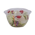 Food Containers & Lids | Eco-Products EP-SB18 5.5 in. x 2.3 in. 18 oz. Renewable and Compostable Plastic Containers - Clear (150/Carton) image number 5