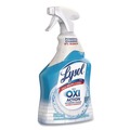 Disinfecting & Cleaning Solutions | LYSOL Brand 19200-99828 32 oz Bathroom Cleaner with Hydrogen Peroxide - Cool Spring Breeze Scent (12/Carton) image number 2