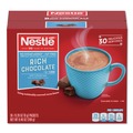 Cocoa | Nestle 12240821 0.28 oz No-Sugar-Added Hot Cocoa Mix Envelopes - Rich Chocolate (30/Box) image number 0
