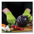 Food Service Disposable & Single Use Gloves | Ammex GWGN48100 8 mil Heavy-Duty Industrial Powder-Free Nitrile Gloves - X-Large, Green (1000/Carton) image number 4