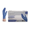 Exam & Surgical Gloves | Ammex ACNPF44100 9.5 in. Long 3 mil Thick Powder-Free Nitrile Exam Gloves - Medium, Blue (1000/Carton) image number 1