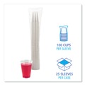Cups | Boardwalk BWKTRANSCUP9CT 9 oz. Polypropylene Plastic Cold Cups - Translucent (100 Cups/Sleeve, 25 Sleeves/Carton) image number 3