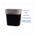 Low-Density Trash Bags | Boardwalk H4823MWK 24 in. x 23 in. 10 gal. 0.5 mil Linear Low Density Industrial Can Liners - White (500/Carton) image number 5