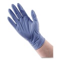 Food Service Disposable & Single Use Gloves | Boardwalk 380MBXA 4 mil Disposable General-Purpose Nitrile Gloves - Medium, Blue (100/Box) image number 5