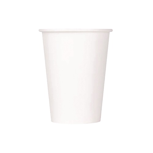 Cups | Karat C-KCP12W 12 oz. Double Poly Paper Cold Cups - White (1000/Carton) image number 0