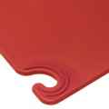 Cutting Boards | San Jamar SAN CBG182412RD 24 in. x 18 in. x 0.5 in. Saf-T-Grip Plastic Cutting Board - Red image number 2
