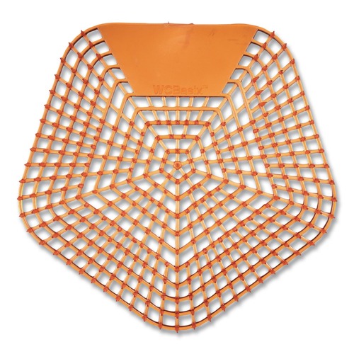Toilet & Urinal Deodorizers | Boardwalk WCBX-P-010I010I-04-AAS80- 0.11 oz Anti-Splash Urinal Screen - Mango Mist Scent/Orange (10/Carton) image number 0